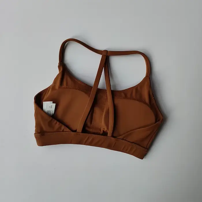 Soutien-gorge de sport pour femmes, dos nu, antichoc, Fitness, séchage rapide, Pilates, entraînement