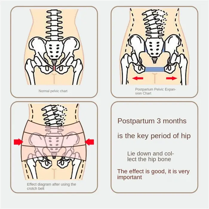 Ceinture de correction du bassin de hanche de maternité post-partum