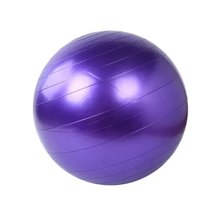 Boule de Yoga et Pilates en lin avec pompe, 65cm, couverture, équilibre, protecteur, fitness, muscul