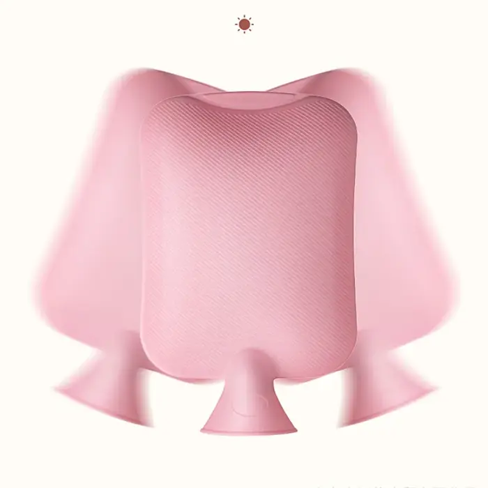 Sac à eau chaude en peluche réutilisable pour filles, compresse chaude, crampes menstruelles, 3,1000