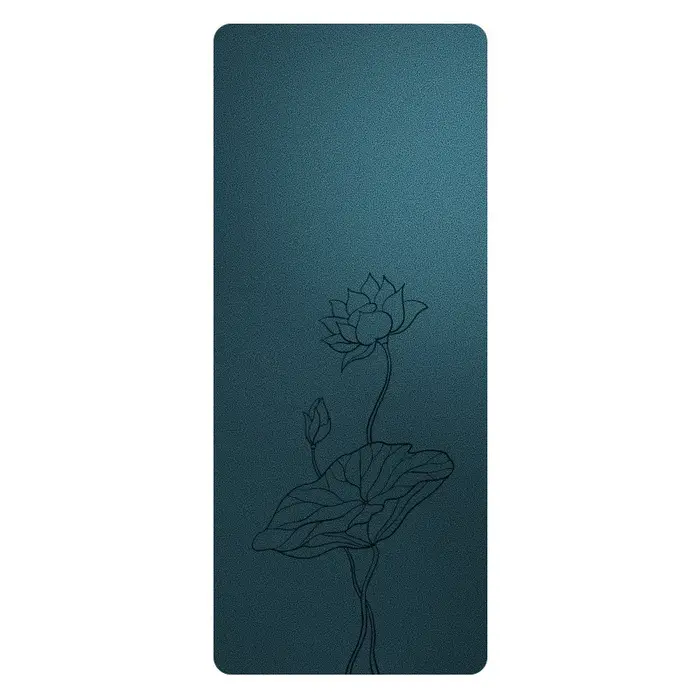 Tapis de yoga pliable antidérapant en PU et caoutchouc pour la maison
