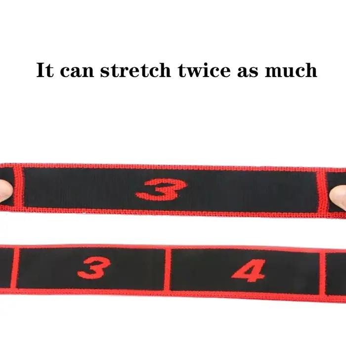 Yoga tirer sangle ceinture Polyester Latex élastique danse latine étirement bande boucle