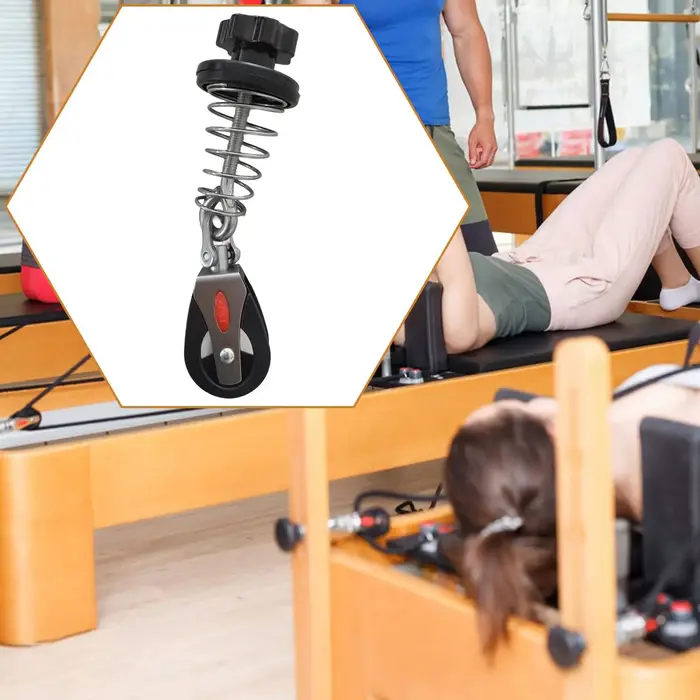 Réformateur de Pilates, poulie à ressort, composant matériel, bloc pivotant unique, équipement d'entraînement de Yoga, accessoire d'entraînement physique