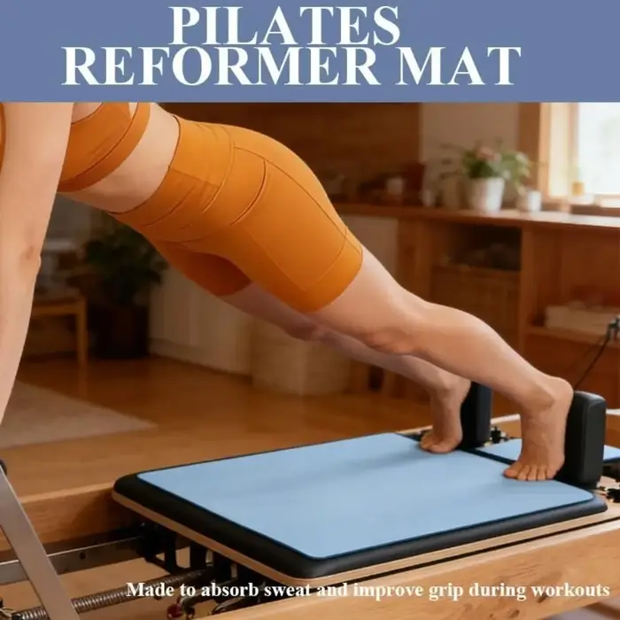 Tapis de Pilates portable antidérapant en polaire ultra-fin