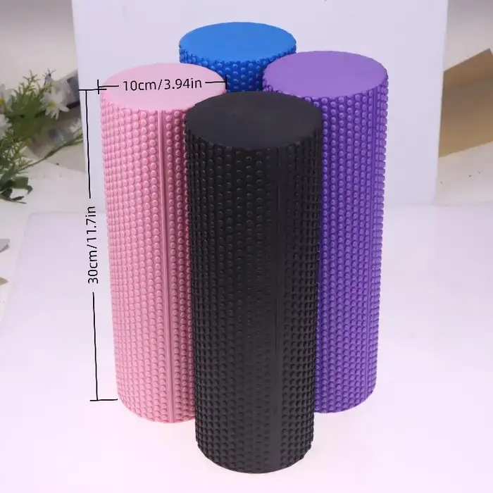 Nouveau rouleau de yoga rond en mousse EVA pour exercices de Pilates