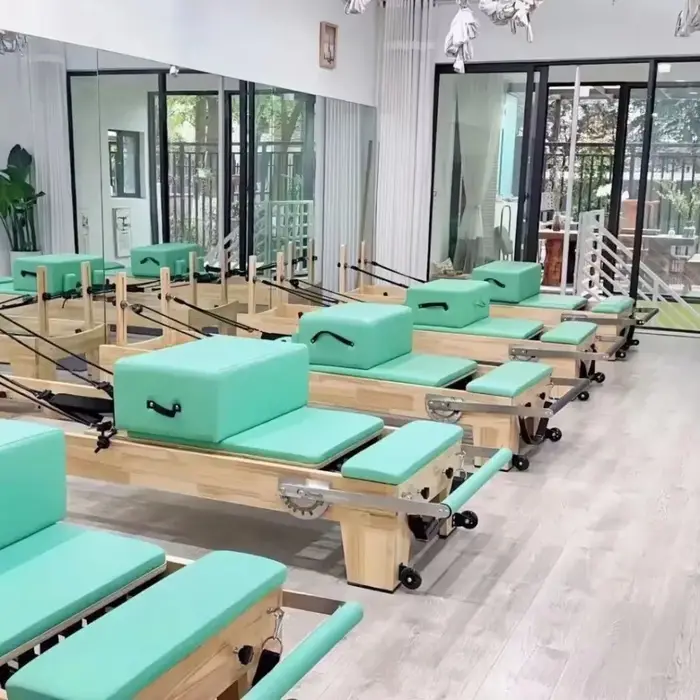 Lit de Pilates Reformer australien pour la maison et le studio – Équipement de fitness pour le remodelage corporel et l'entraînement de force