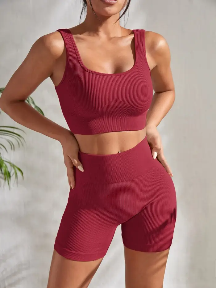Ensembles de yoga 2 pièces sans couture pour femmes