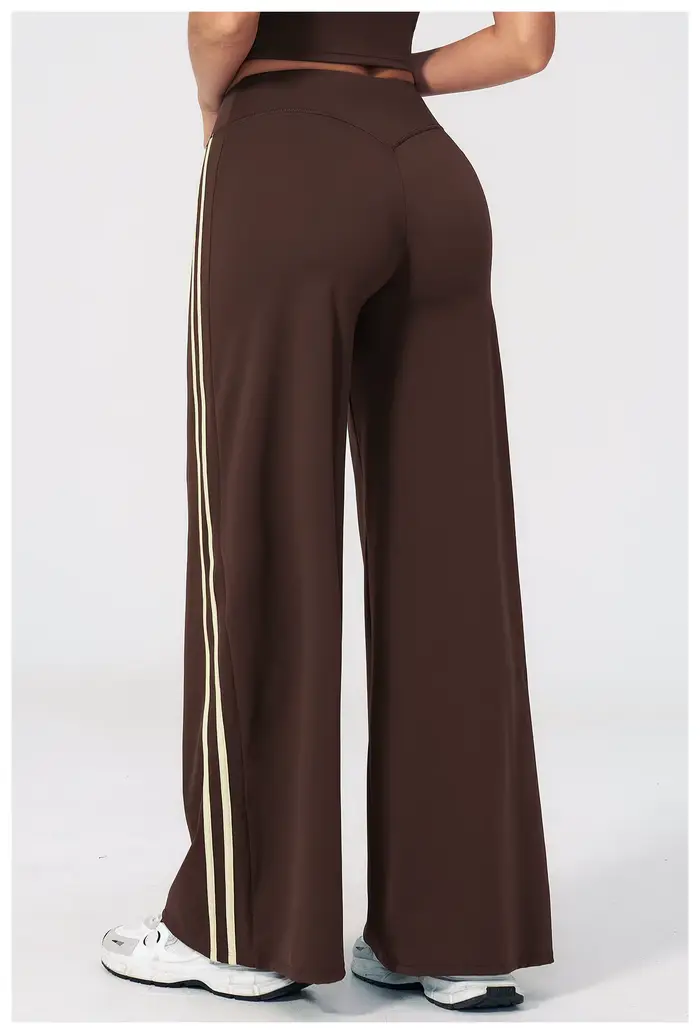 Pantalon de yoga taille mi-haute pour femme