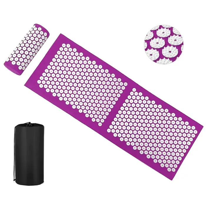 Coussin d'acupuncture de Yoga, Massage des points d'acupuncture, Fitness, Pilates, éponge de pression des doigts, coussinets de Massage des pieds, soulagement du Stress pour les douleurs au cou et au 