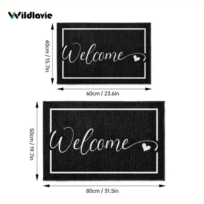 Tapis d'entrée VIKAMA - Noir