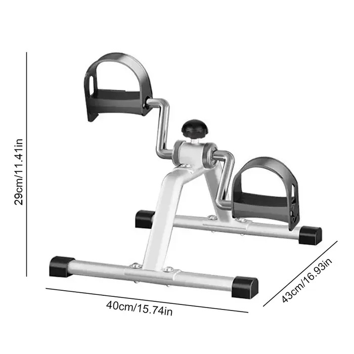 Mini pédalier pliable avec résistance réglable