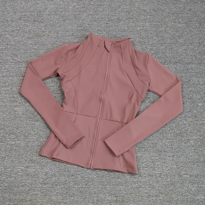 Manteau de sport pour femmes, chemise de Yoga, Slim, manches longues, course rapide, Pilates, Fitnes
