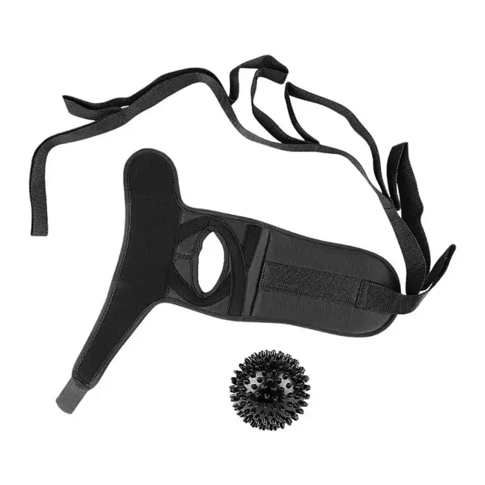 Bande d'étirement Pilates R6FE avec support pied pour extension du utilisation en