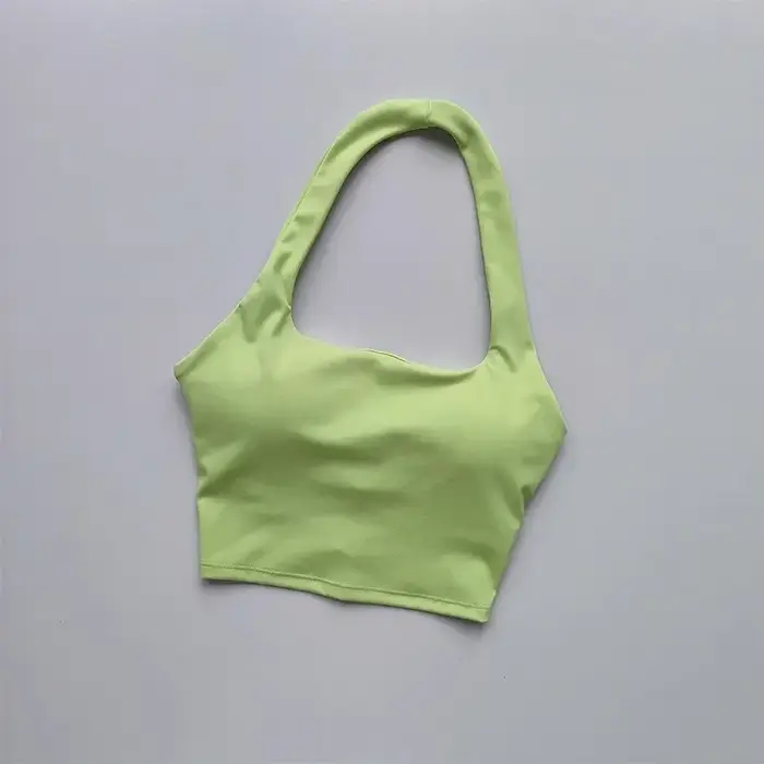 Camisole de yoga rembourrée dos nu sexy pour femmes