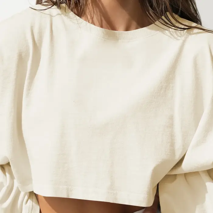 Femmes sport haut court T-Shirts vêtements