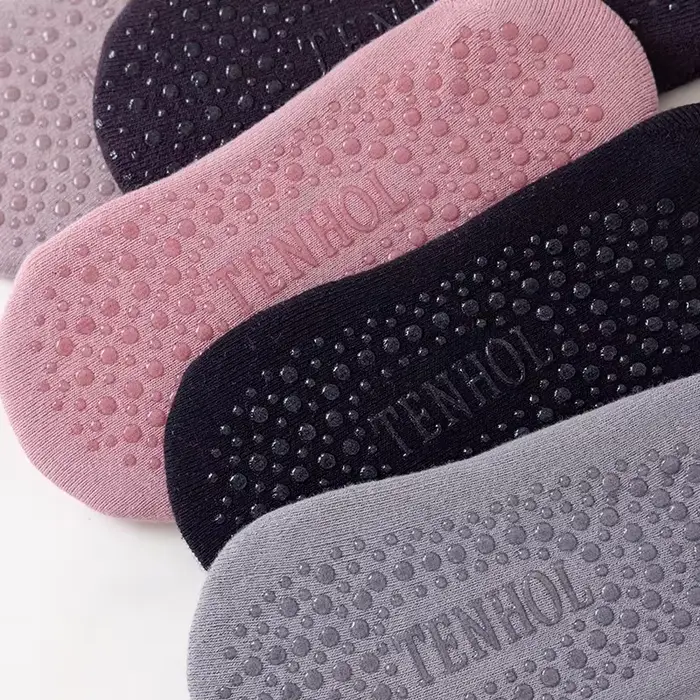 Chaussettes de Yoga professionnelles femmes Silicone anti-dérapant Pilates
