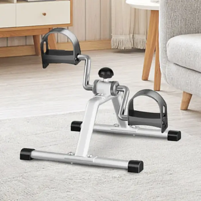 Mini pédale d'exercice pliable avec résistance réglable sous le bureau