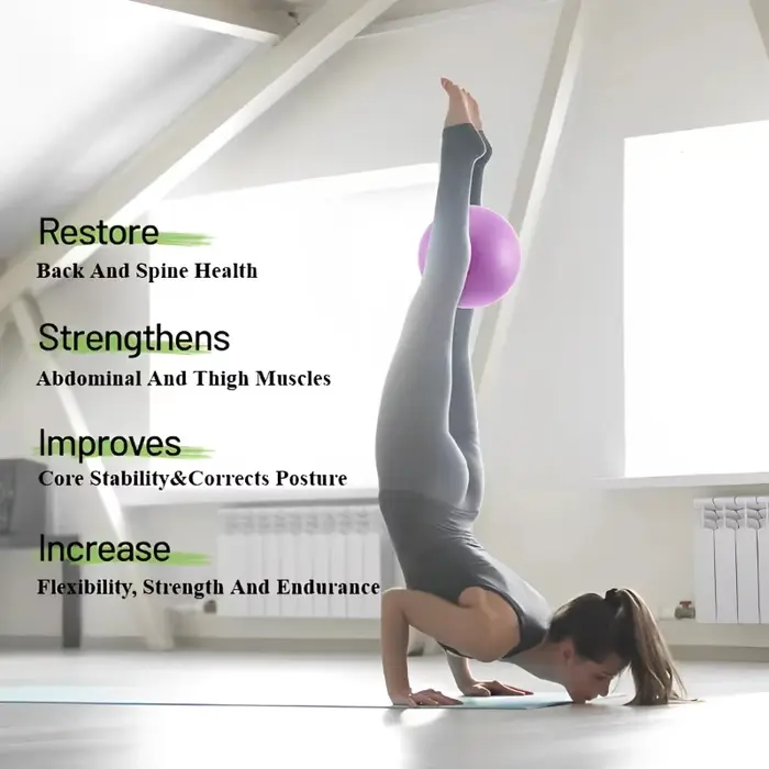 Yoga Pilates balle antidéflagrante exercice gymnastique Fitness équilibre gymnase noyau entraînement en salle Mini balles petite thérapie améliore