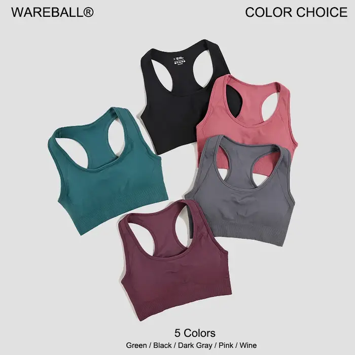 WAREBALL débardeur femmes femme gymnastique Yoga soutien-gorge rembourré soutien-gorge de sport amov