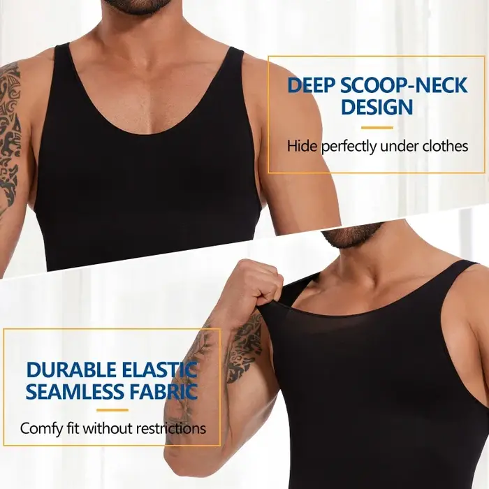 Body sans manches pour hommes
