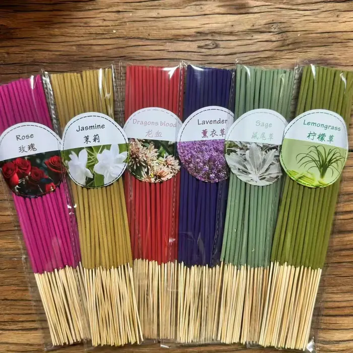 6 ensembles d'environ 126 bâtons d'encens de haute qualité - Y compris arbustes