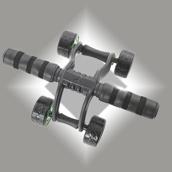 Roue abdominale à rebond automatique avec poignée ergonomique
