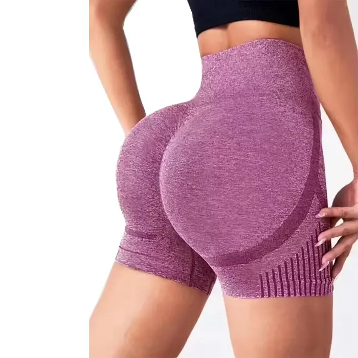 Femmes Yoga Shorts taille haute