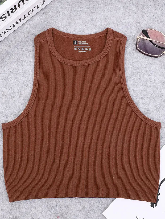 Gilet de yoga tricoté sans couture à haute élasticité