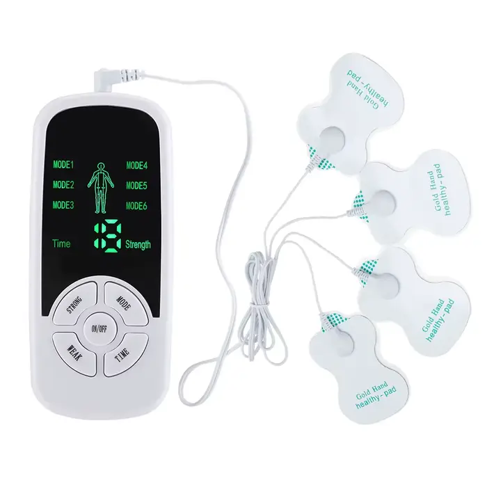 Stimulateur électrique de thérapie musculaire EMS, 6 Modes, unité Tens, physiothérapie méridienne, m