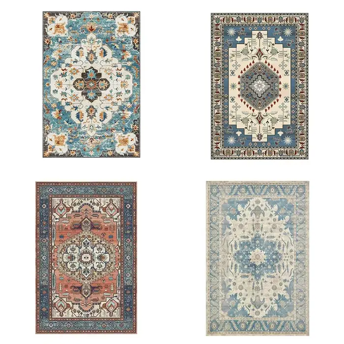 Tapis persan ethnique marocain nordique
