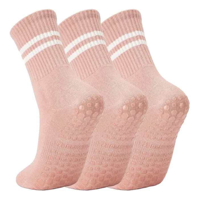 Chaussettes de yoga et de pilates avec poignées pour femmes