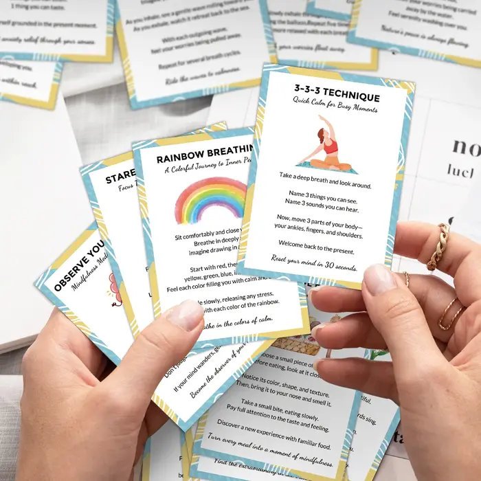 Cartes Flash de pleine conscience