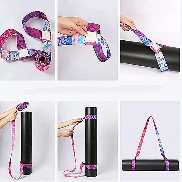Sangle de tapis de Yoga réglable