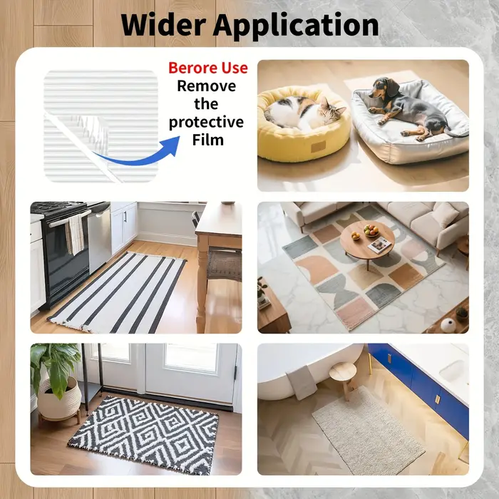 8/12x Sous-couche antidérapante pour tapis