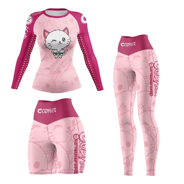 Vêtements de sport de Yoga pour femmes, Compression MMA boxe Muay Thai Rashguard, vêtements d'entraî