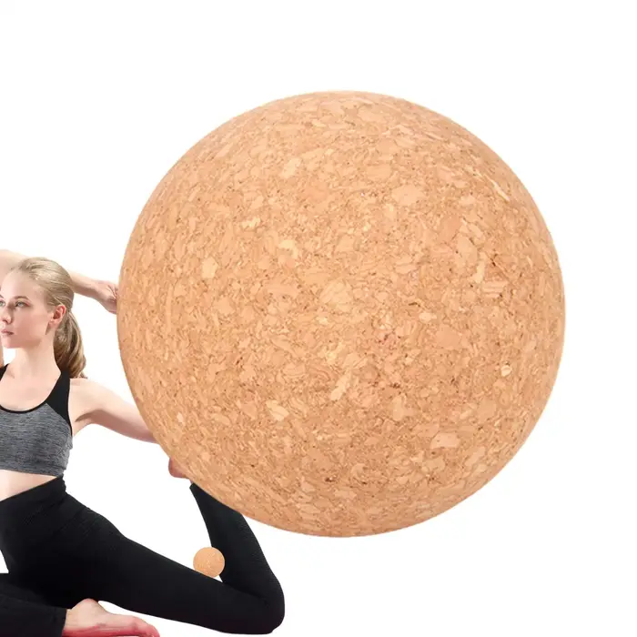 Balle de massage en liège pour yoga