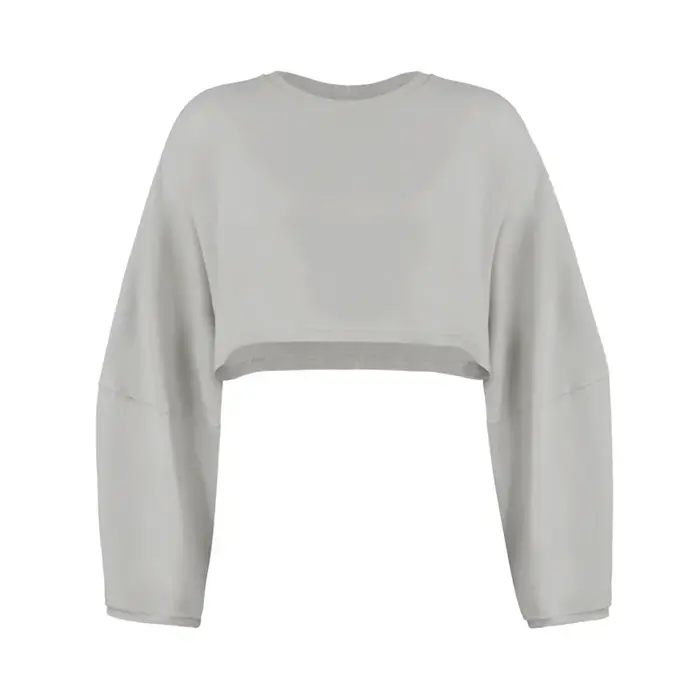 Femmes sport haut court T-Shirts vêtements de sport Yoga hauts amples à manches longues vêtements de