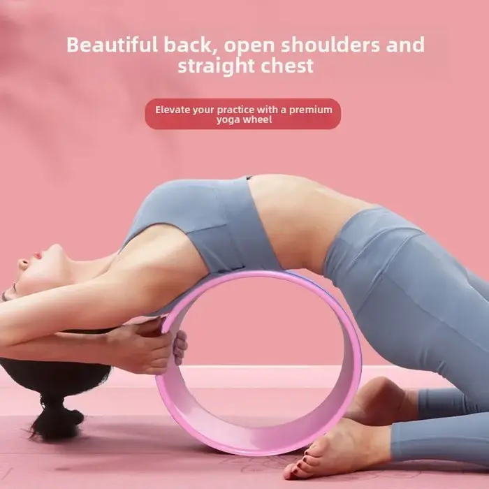 Roue de yoga pour l'ouverture du dos