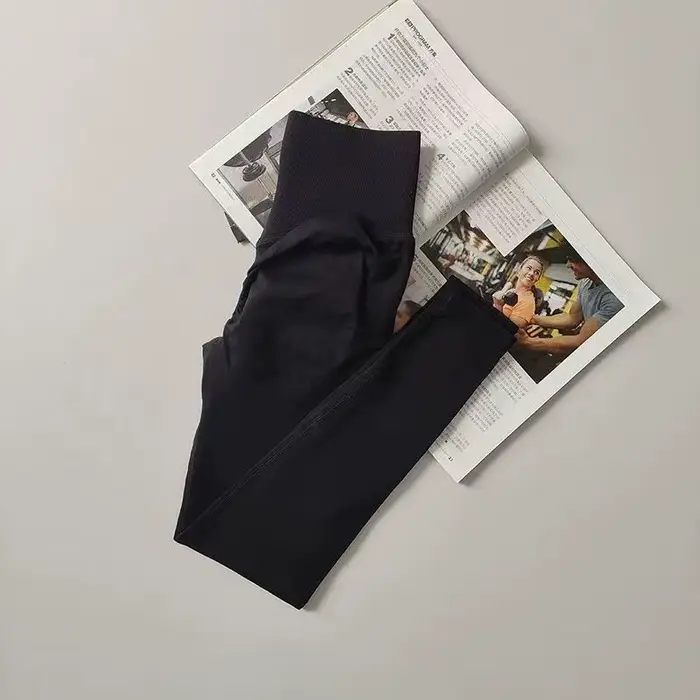 Pantalon de Yoga taille haute sans couture, Leggings de Sport transparent, pour course à pied, sécha