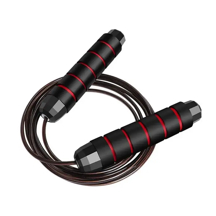 Corde à sauter à vitesse rapide, fil d'acier, avec roulement à billes, corde à sauter réglable, équipement de Sport à domicile pour entraînement physique