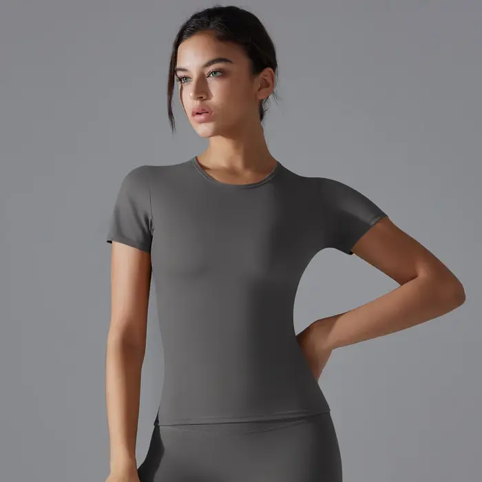 Gilet de Yoga, haut de Fitness, coupe-vent, combinaison de course, couleur unie, cyclisme, Fitness,