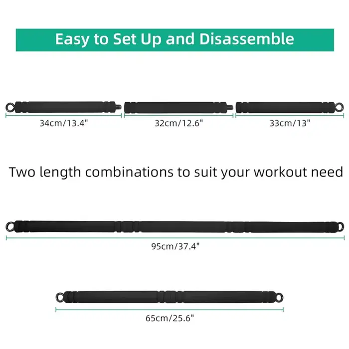 Barre de Pilates d'exercice pondérée Portable multifonctionnelle