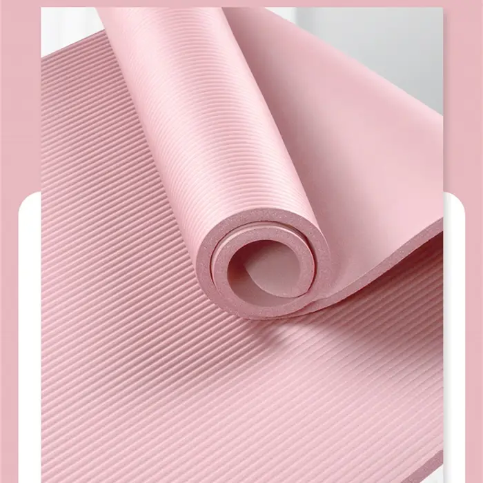 Tapis de Yoga NBR rose plus épais