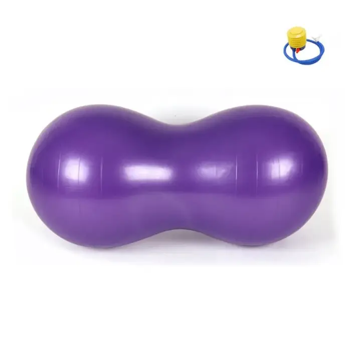 Balle d'arachide Anti-éclatement pour sport d'équilibre, 45x90CM, gonflable, Pilates, Yoga, avec pom