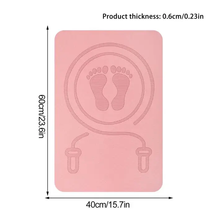 Tapis de saut à la corde de 6 mm en TPE