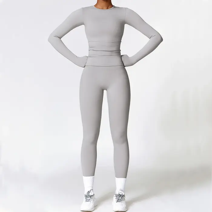 2 pièces ensemble de Yoga femmes vêtements de sport Fitness ensemble d'entraînement vêtements de spo