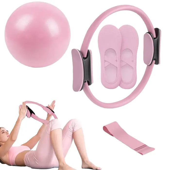 Ensemble de balles et d'anneaux de Pilates