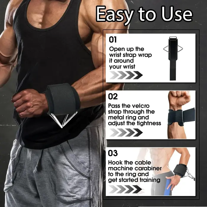 1 sangle de poignet pour la musculation