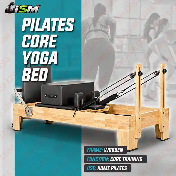 Lit de Pilates Reformer australien pour la maison et le studio – Équipement de fitness pour le remodelage corporel et l'entraînement de force