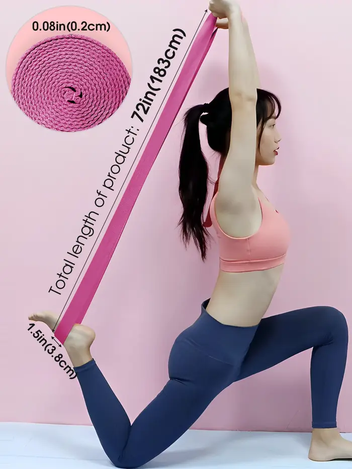 Sangle de Yoga/Stretching avec fermeture supplémentaire sécurisée